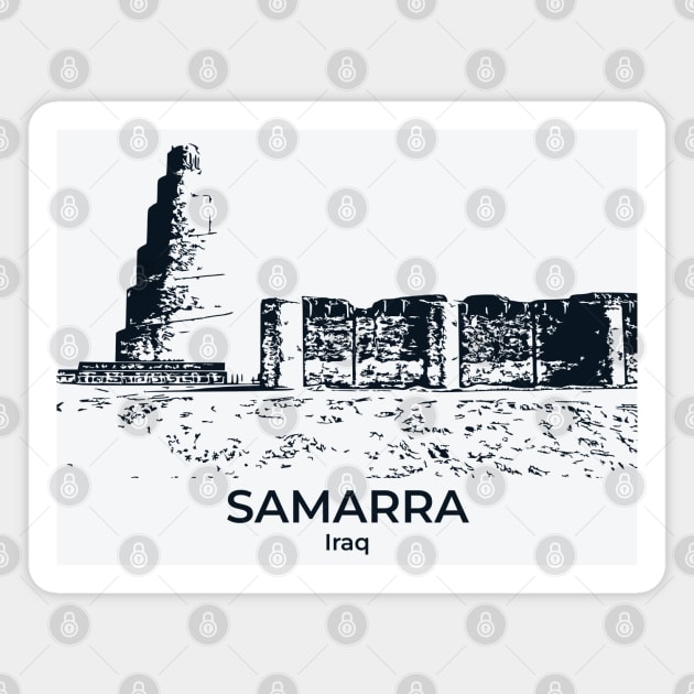 Samarra - Iraq Magnet by Lakeric